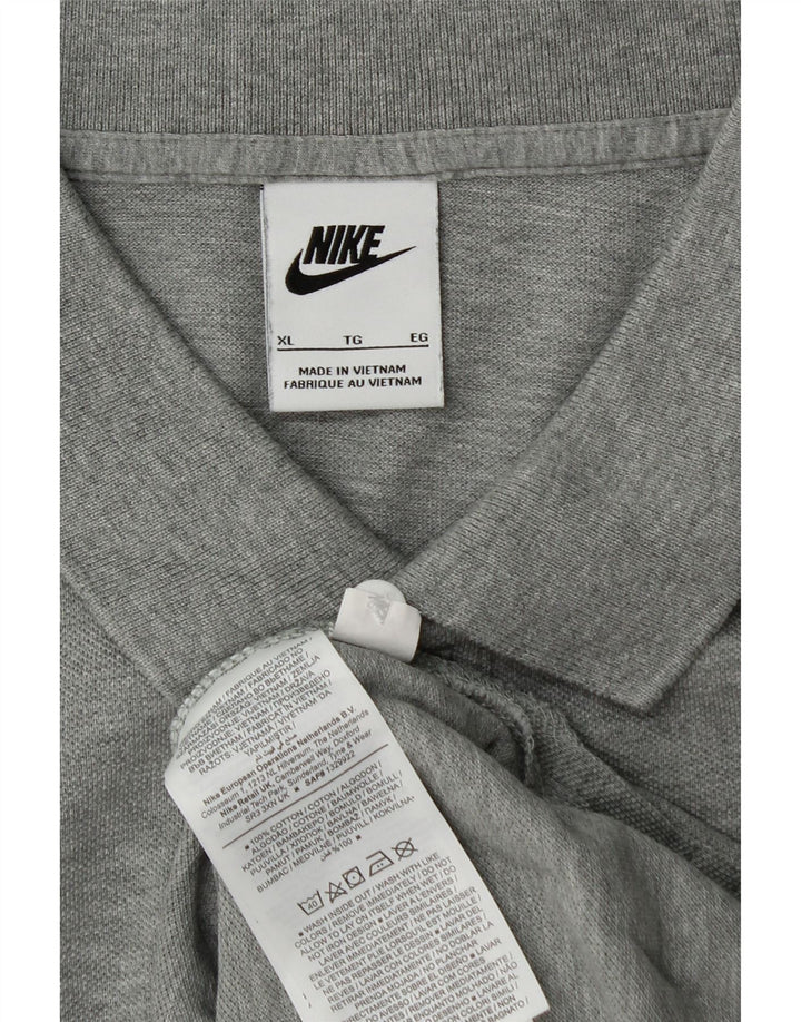 Tricou polo pentru bărbați Nike XL bumbac gri