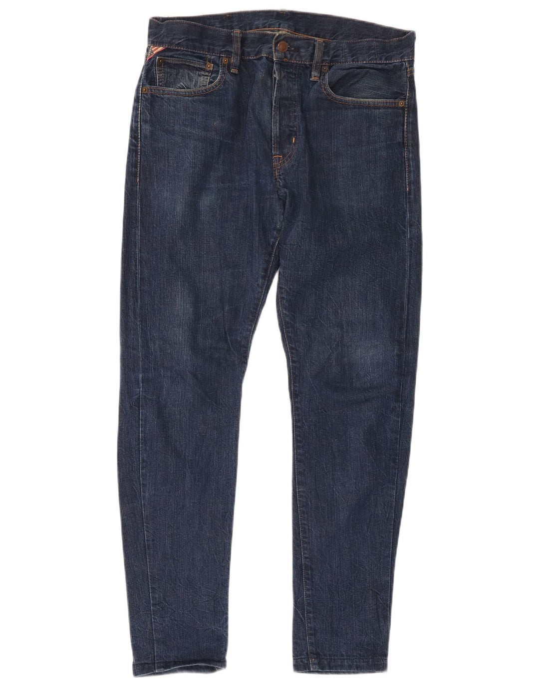 Blugi slim pentru bărbați Ralph Lauren W32 L34 Bumbac albastru