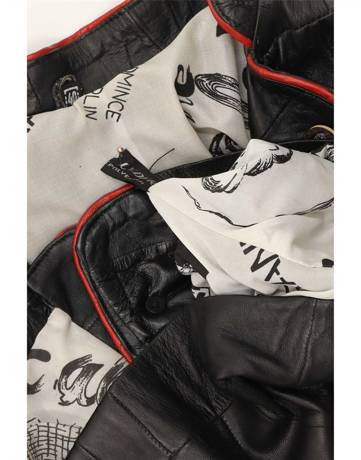 Jachetă vintage pentru femei cu 3 nasturi EU 40 Medium Negru Mozaic