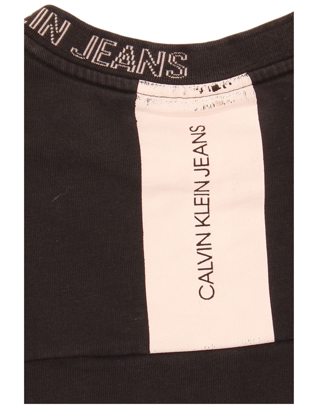 Hanorac grafic pentru bărbați Calvin Klein Jeans Pulover mediu negru Colorblock