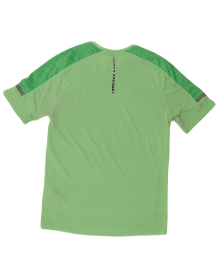 Tricou grafic pentru bărbați UNDER ARMOUR Top mic verde poliester color bloc