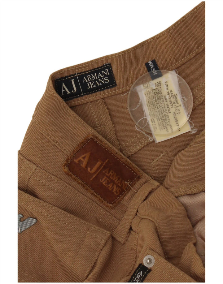 Pantaloni casual slim pentru femei Armani L30 L34 Maro Poliester