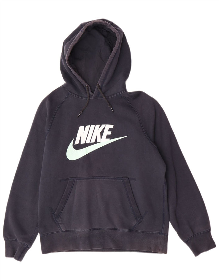 Pulover Nike Grafic pentru bărbați, bumbac, albastru, mediu