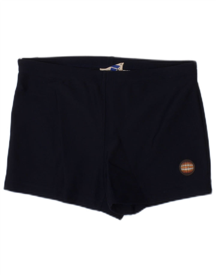Pantaloni scurți de înot Adidas pentru băieți 7-8 ani poliester bleumarin