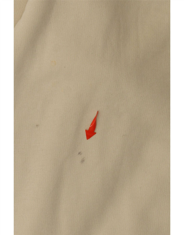 Pulover pentru bărbați NEW BALANCE, cu grafică largi, bumbac, bej mediu