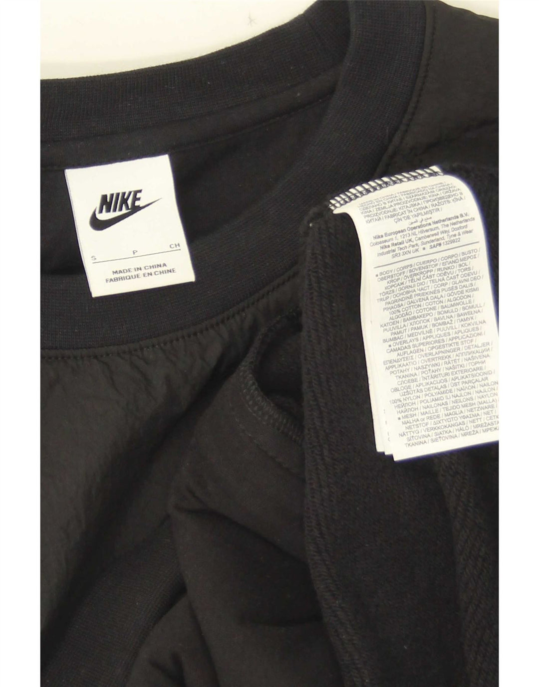 Hanorac grafic pentru bărbați Nike Pulover mic, negru, poliamidă