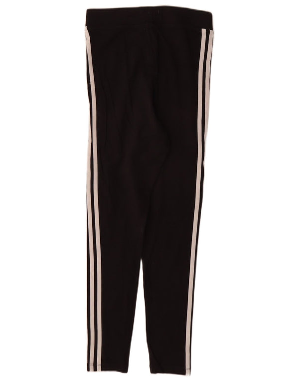 Leggings pentru femei Adidas UK 10, bumbac negru mic