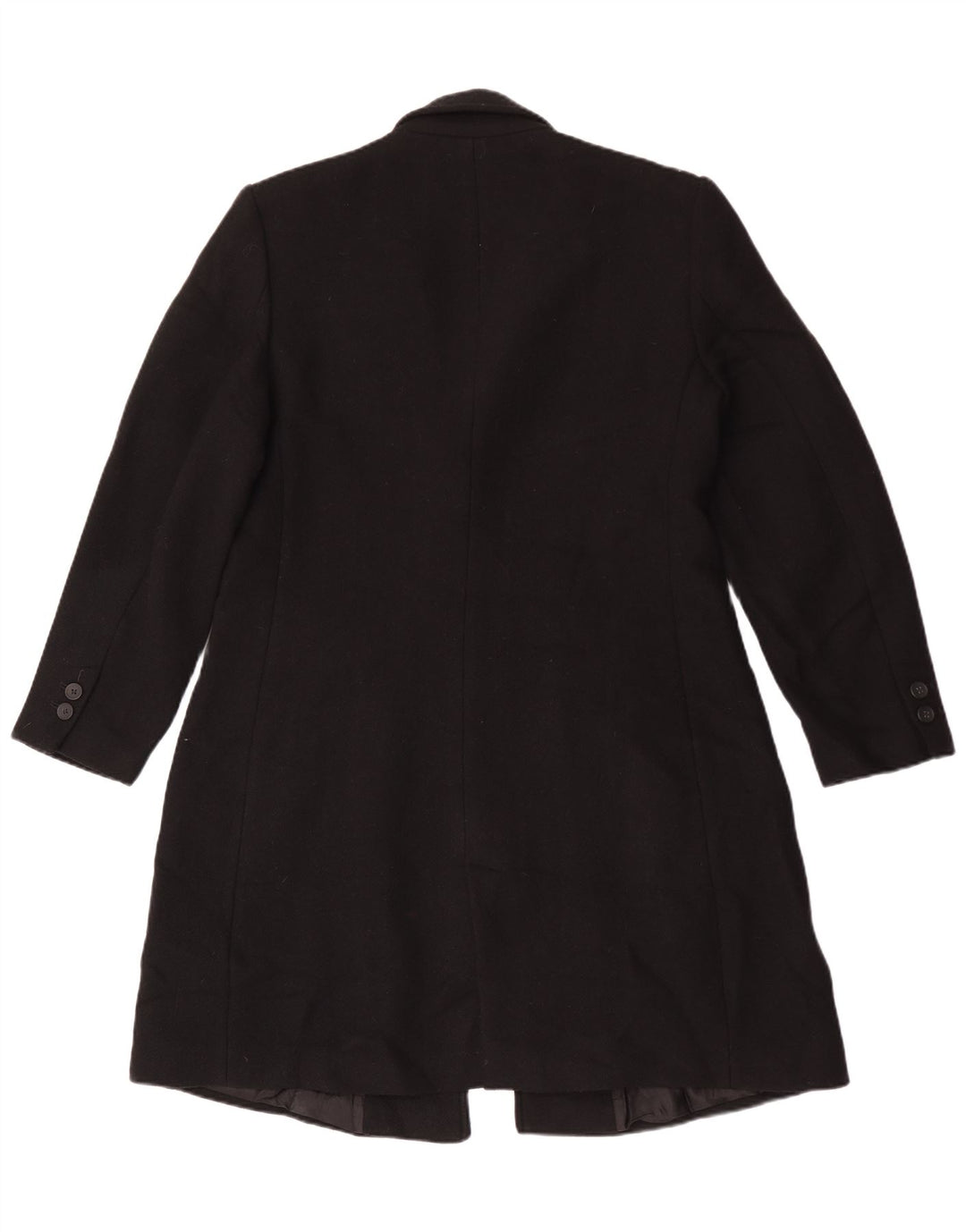 Pardesiu pentru femei Zara UK 18 XL Lână neagră