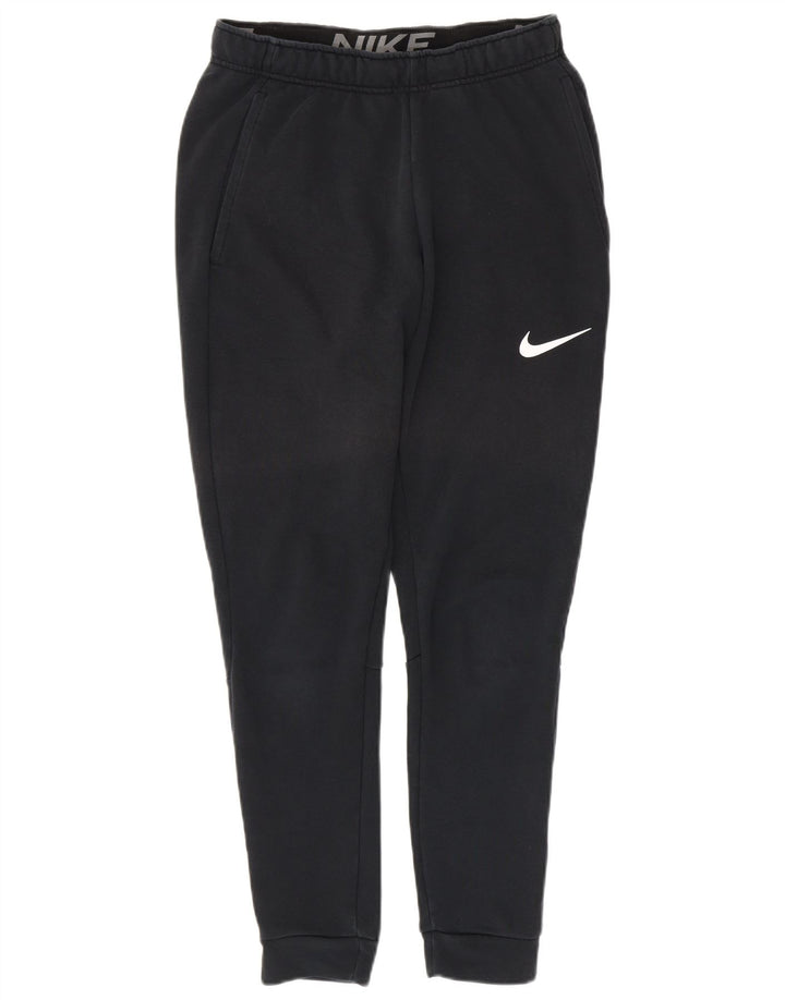 Pantaloni de trening NIKE Dri Fit pentru bărbați Pantaloni de jogging, bumbac negru mic