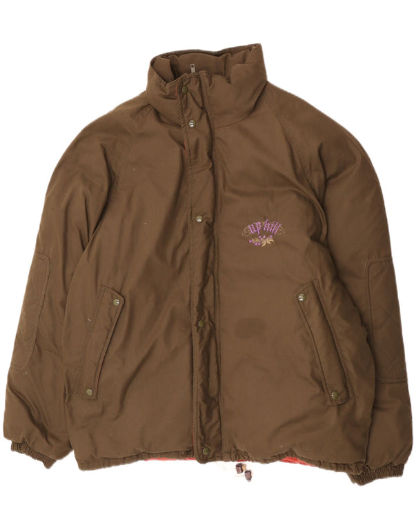 Jachetă căptușită vintage pentru bărbați UK 42 XL maro