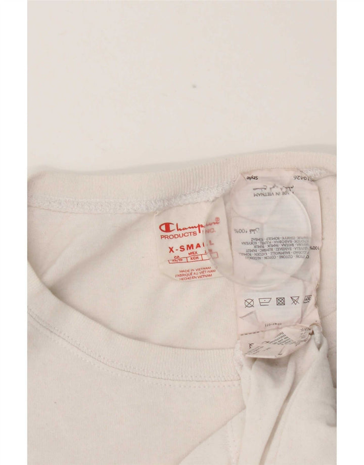 Tricou pentru bărbați Champion Top XS Bumbac alb