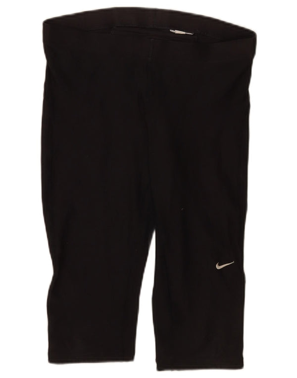 Leggings Capri Nike pentru femei UK 10-12 Poliester mediu negru