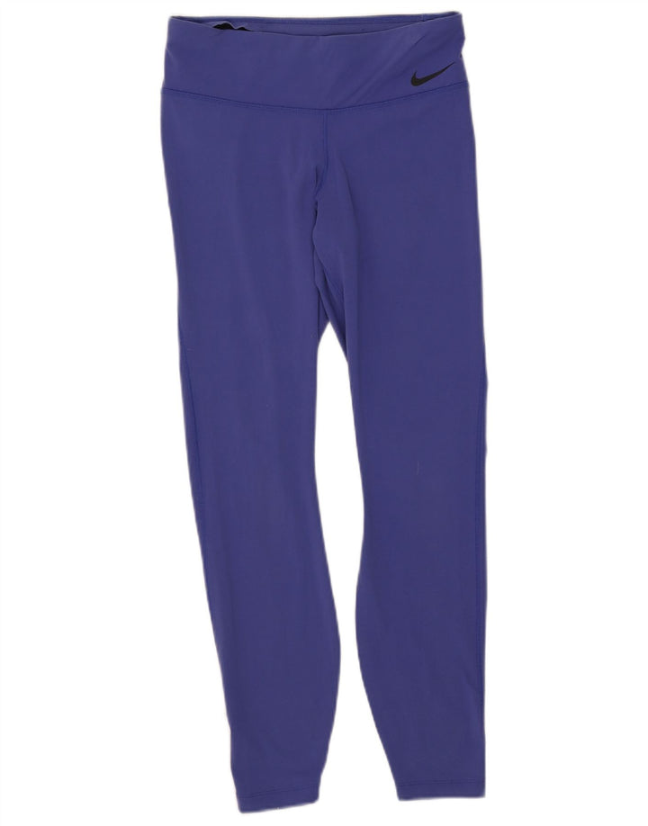 Leggings Dri Fit NIKE pentru femei UK 12, nailon violet mediu
