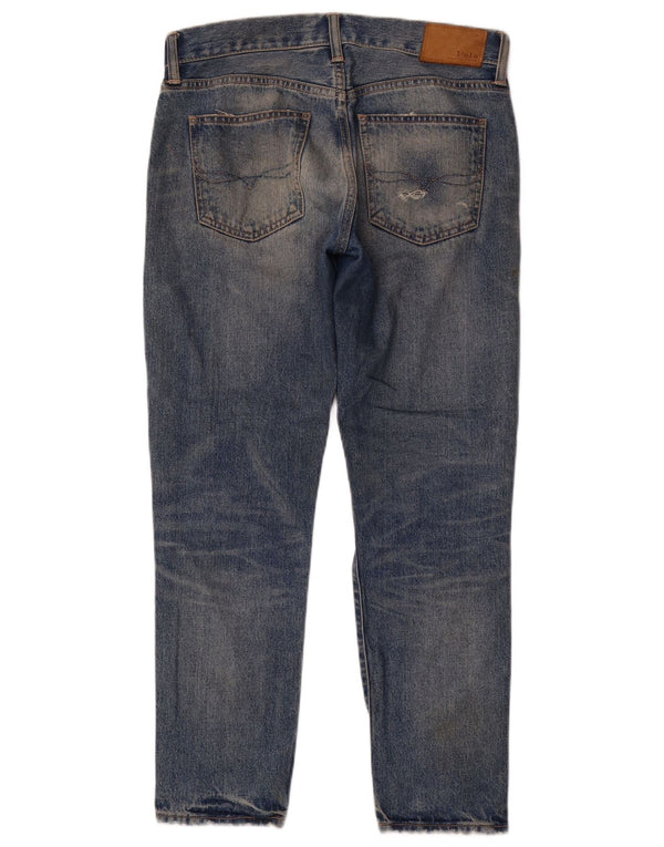 Blugi tăiați de damă Polo Ralph Lauren Waverly distressed W26 L28 Blue