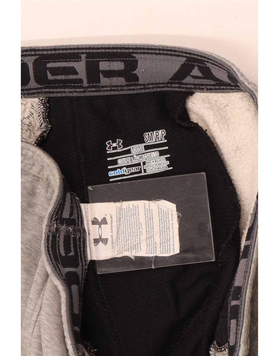 Pantaloni de trening Under Armour Cold Gear pentru bărbați, mici, gri