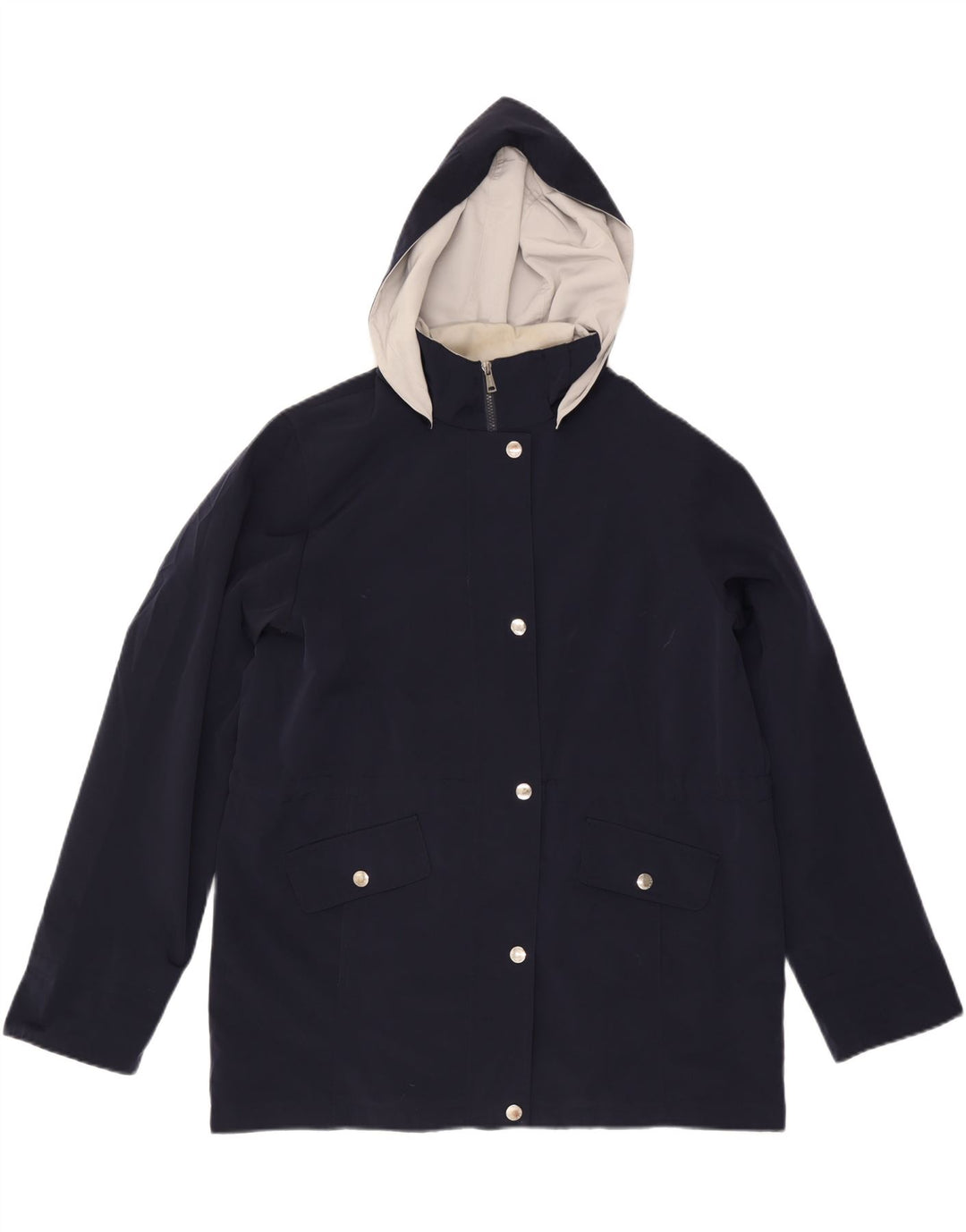 Jachetă de vânt cu glugă supradimensionată pentru femei NAUTICA UK 16 mare bleumarin