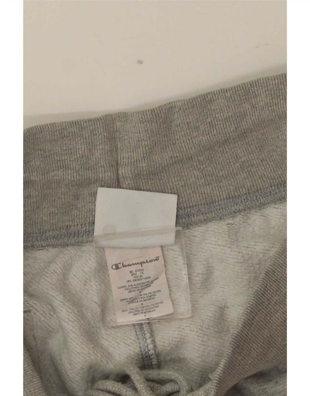 Pantaloni scurți sport pentru bărbați Champion, cu țesătură inversă, mari, gri, bumbac