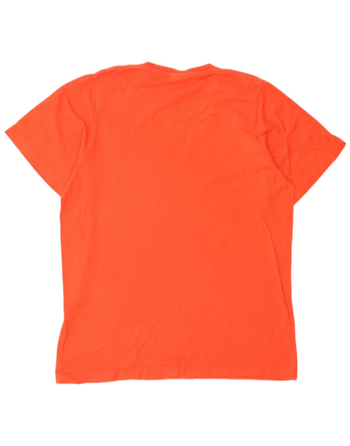 Tricou grafic pentru bărbați Adidas Top, bumbac roșu mediu