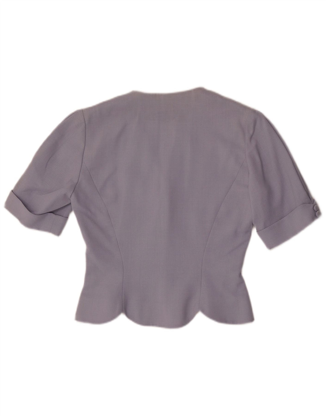 Jachetă blazer cu mânecă scurtă, cu 3 nasturi, pentru femei, Laura Ashley, UK 10, mov