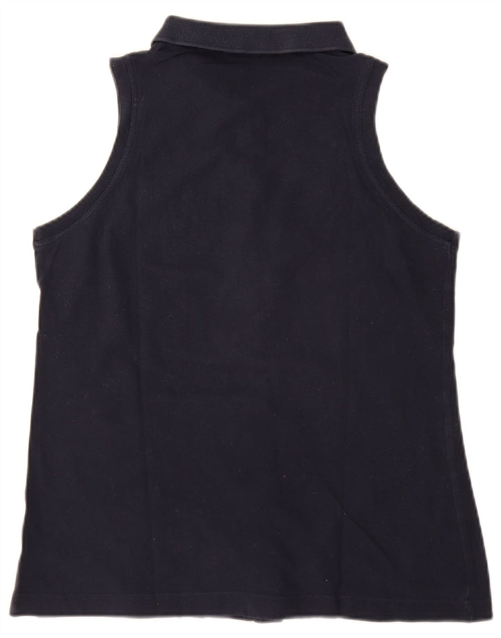 Bluză cămașă fără mâneci pentru femei Sergio Tacchini UK 12 Medium Bleumarin