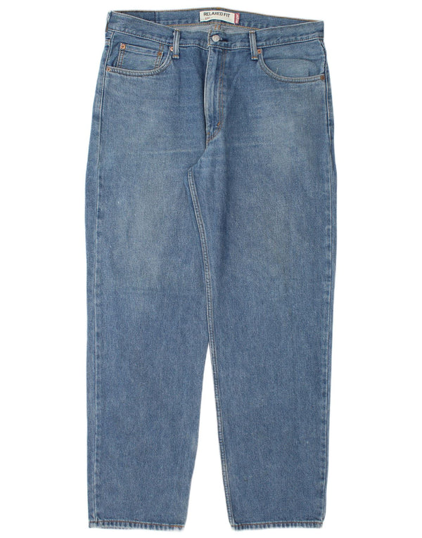 Blugi drepti pentru bărbați 550, cu tăiere relaxată, W36 L32, bumbac albastru