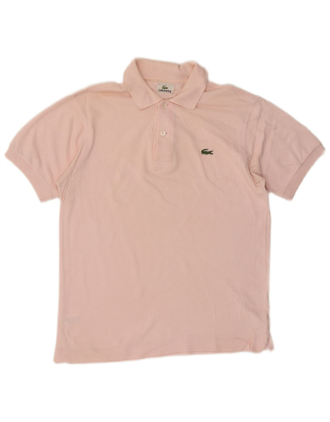 Tricou polo pentru bărbați Lacoste Mărimea 3 Bumbac roz mic
