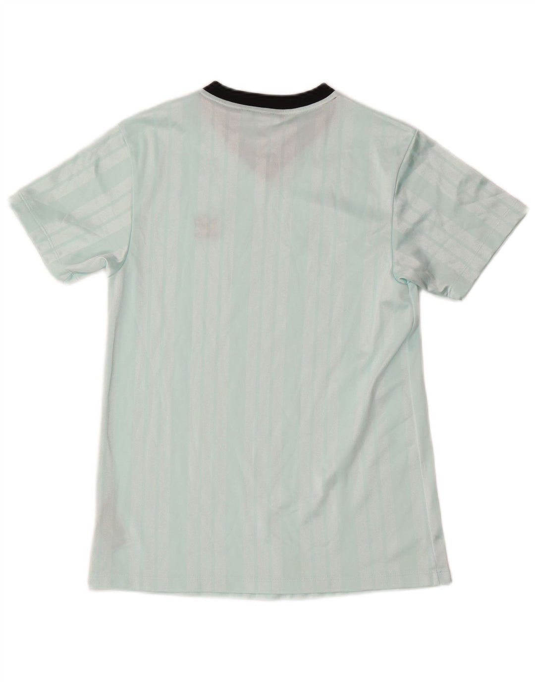 ADIDAS Tricou pentru femei Top UK 8 Small Turcoaz Striped Poliester