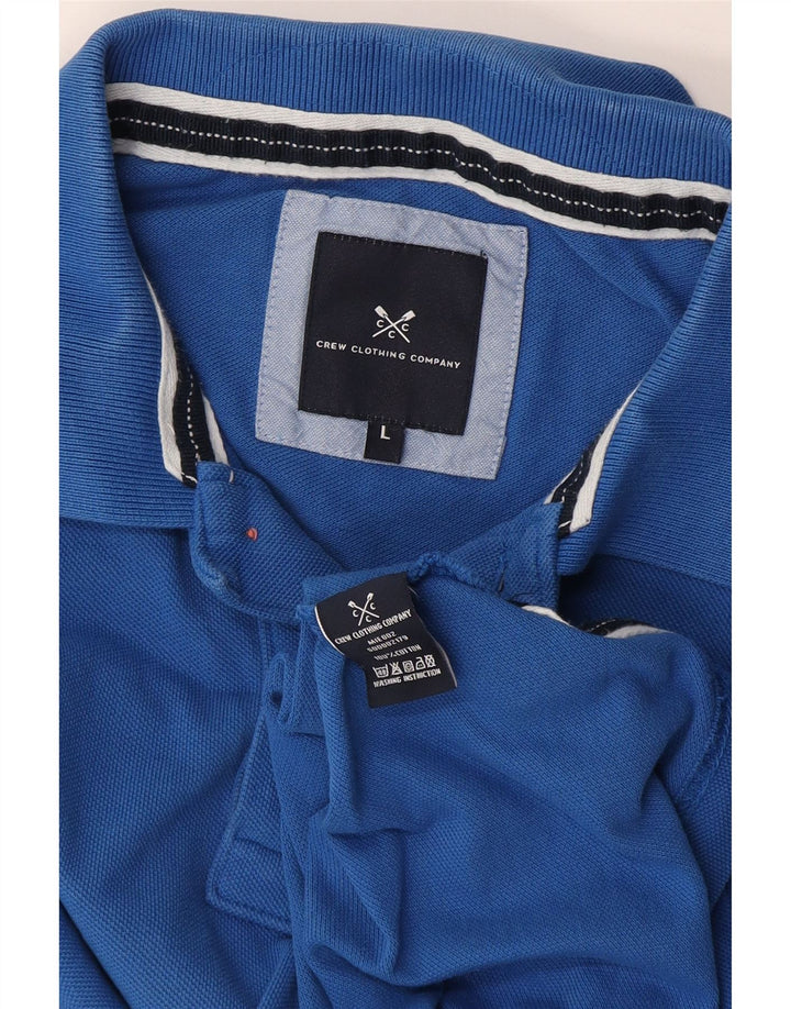 Crew Clothing Tricou polo pentru bărbați, mare, albastru, bumbac