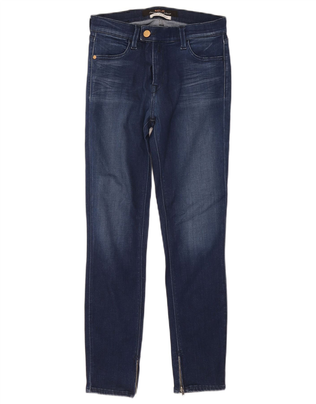 Replay blugi skinny de damă W25 L27 modal albastru