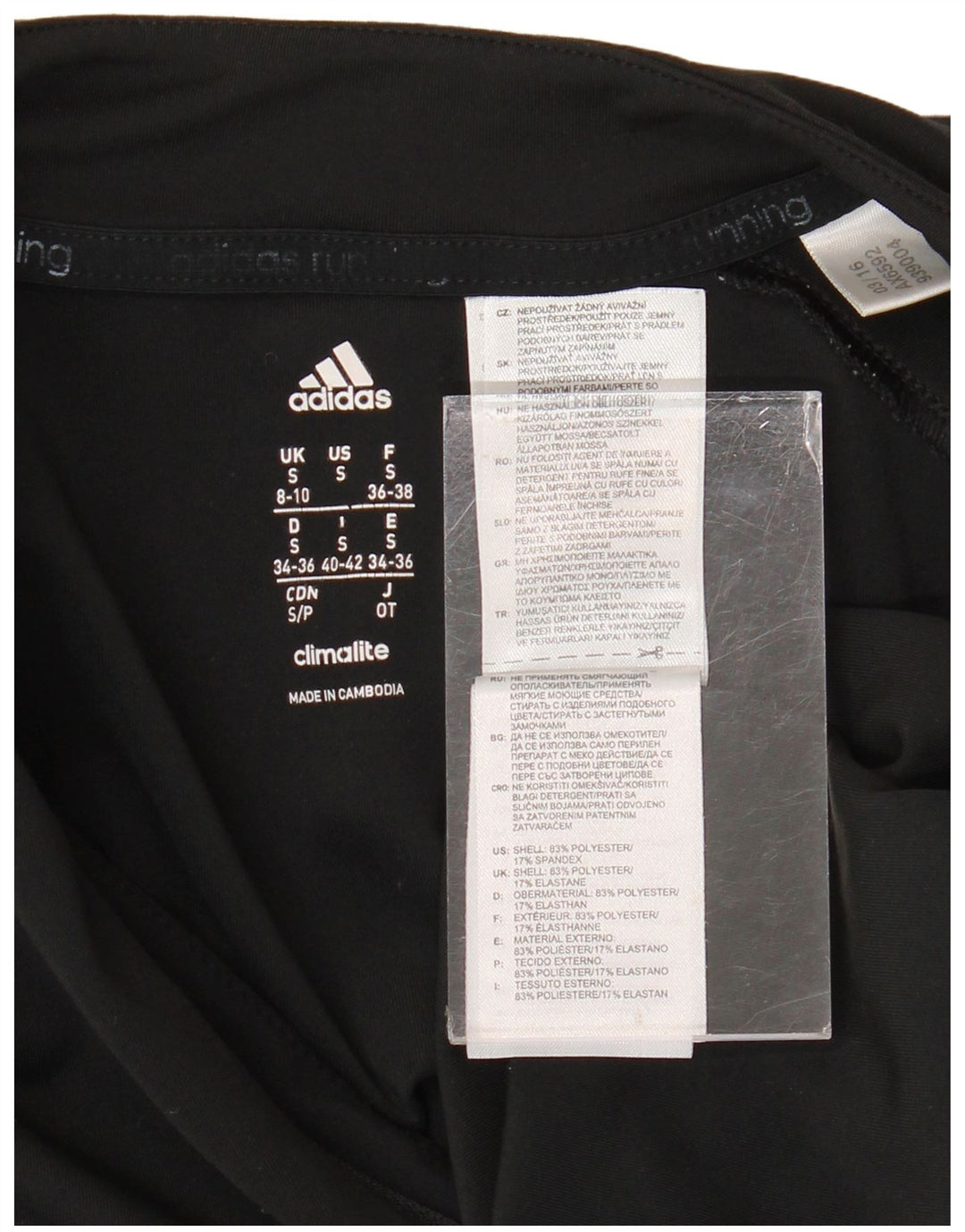 Top de trening ADIDAS Climalite Pullover pentru femei UK 8/10 Small Black