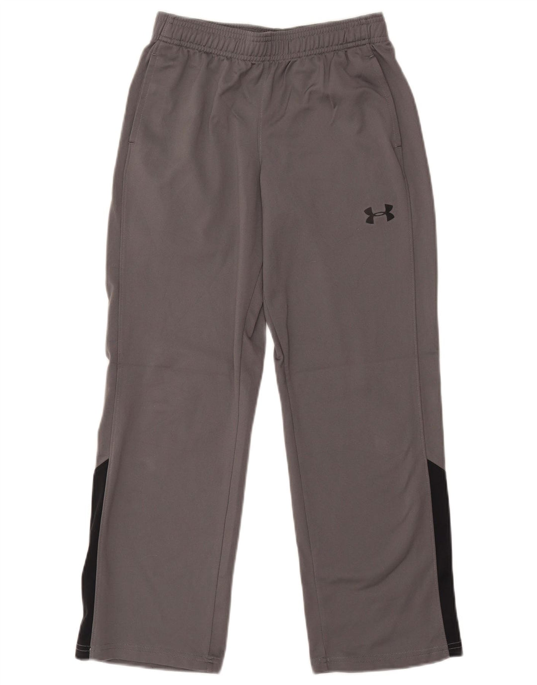Pantaloni de trening pentru fete UNDER ARMOUR 9-10 ani, gri mediu, color block