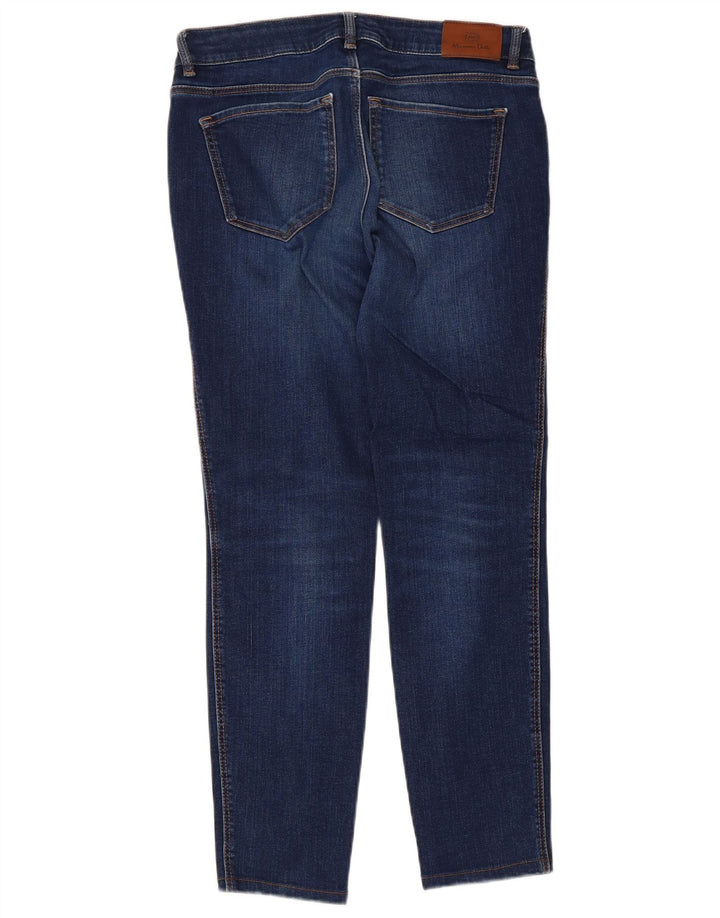 Blugi subțiri Massimo Dutti pentru damă EU 38 Mici W28 L26 Albastru