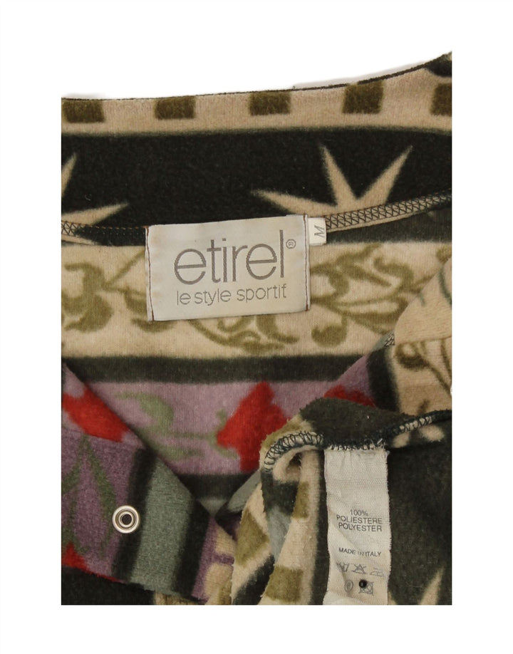 Pulover supradimensionat din lână Etirel pentru femei UK 14 Medium Multicolor Fair Isle