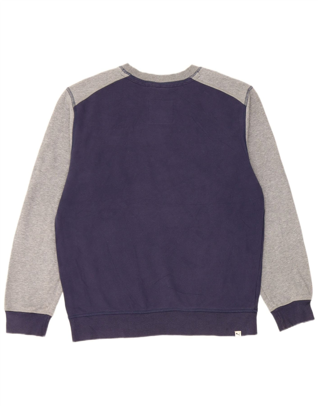 Pulover pentru bărbați Puma Grafic Pulover Mediu Bleumarin, Bumbac Colorblock