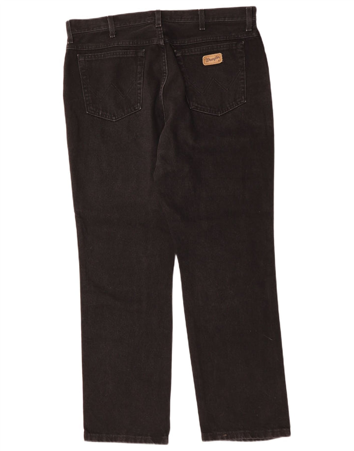 Blugi drepti pentru bărbați Wrangler W28 L32 negri