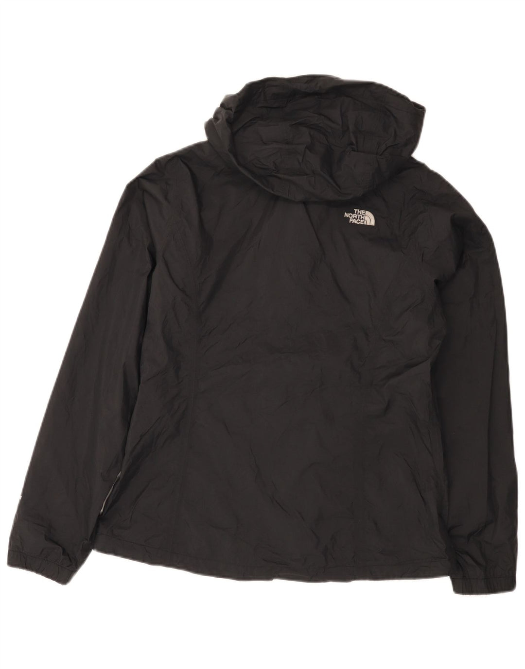 Jachetă de ploaie cu glugă The North Face pentru femei UK 14 Medium Black Nylon