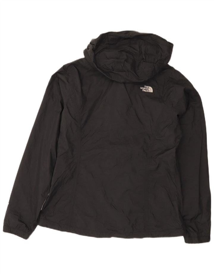 Jachetă de ploaie cu glugă The North Face pentru femei UK 14 Medium Black Nylon