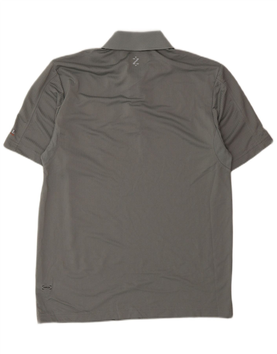 Tricou polo Izod pentru bărbați, poliester gri mic