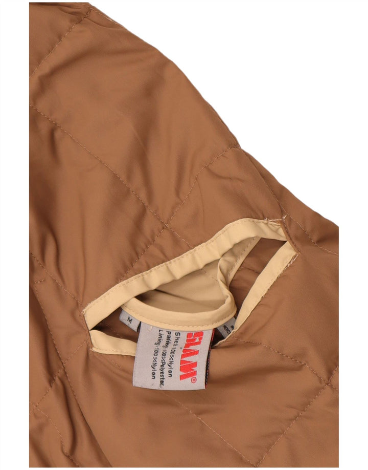 Jachetă căptușită reversibilă Slam pentru femei UK 14 Medium Bej Nylon
