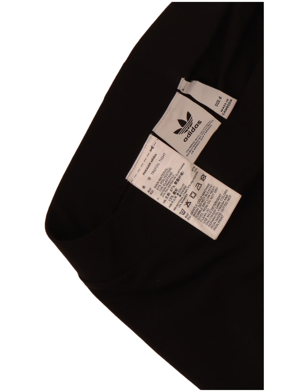 Leggings pentru femei Adidas UK 6 XS poliester negru