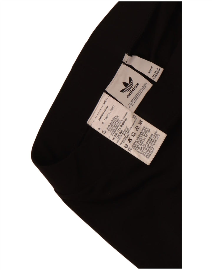Leggings pentru femei Adidas UK 6 XS poliester negru
