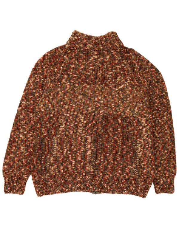 Cardigan Vintage pentru bărbați, mijlociu, multicolor, cu pete