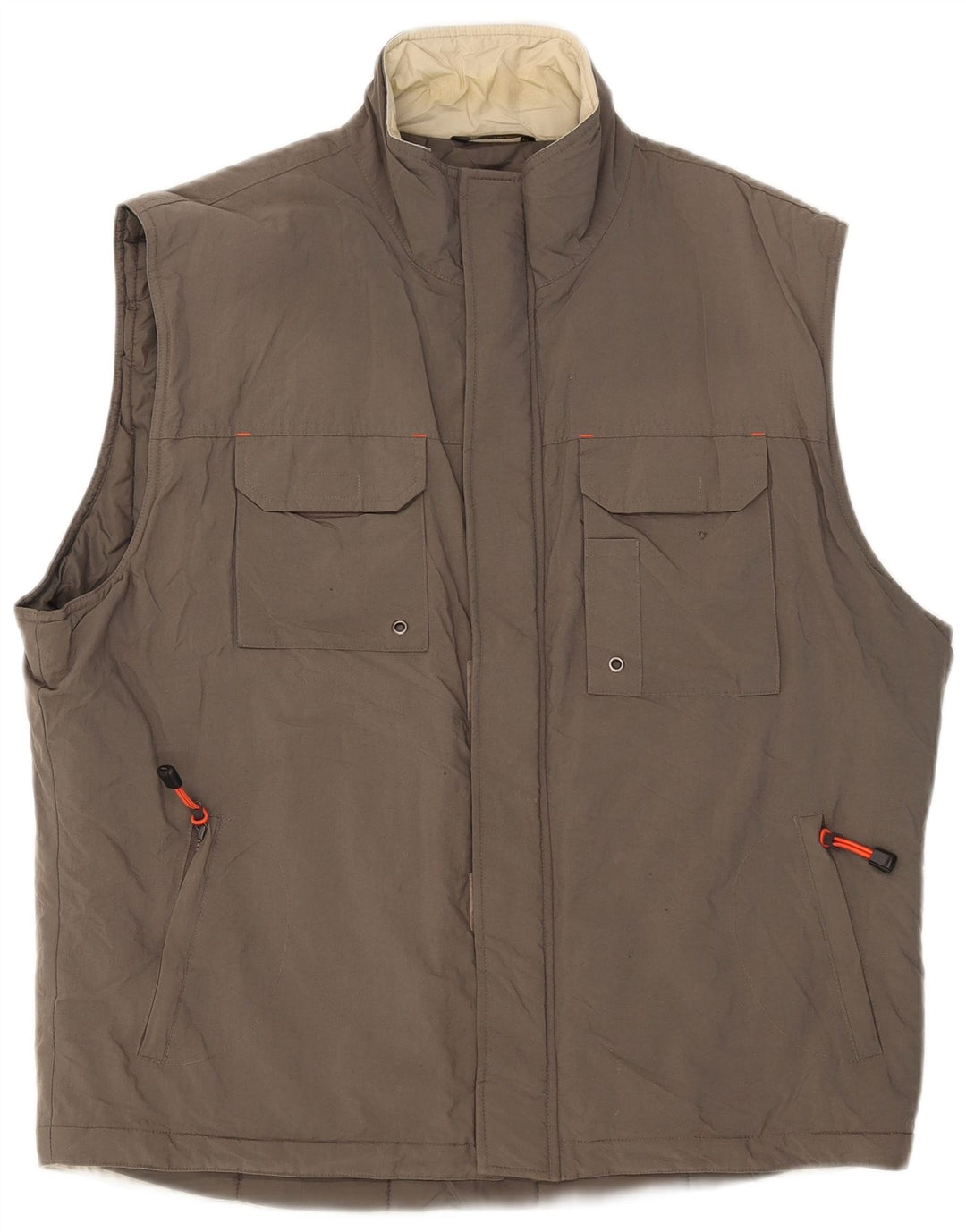 Gilet căptușit pentru bărbați Marks & Spencer UK 42 XL Kaki Poliamidă
