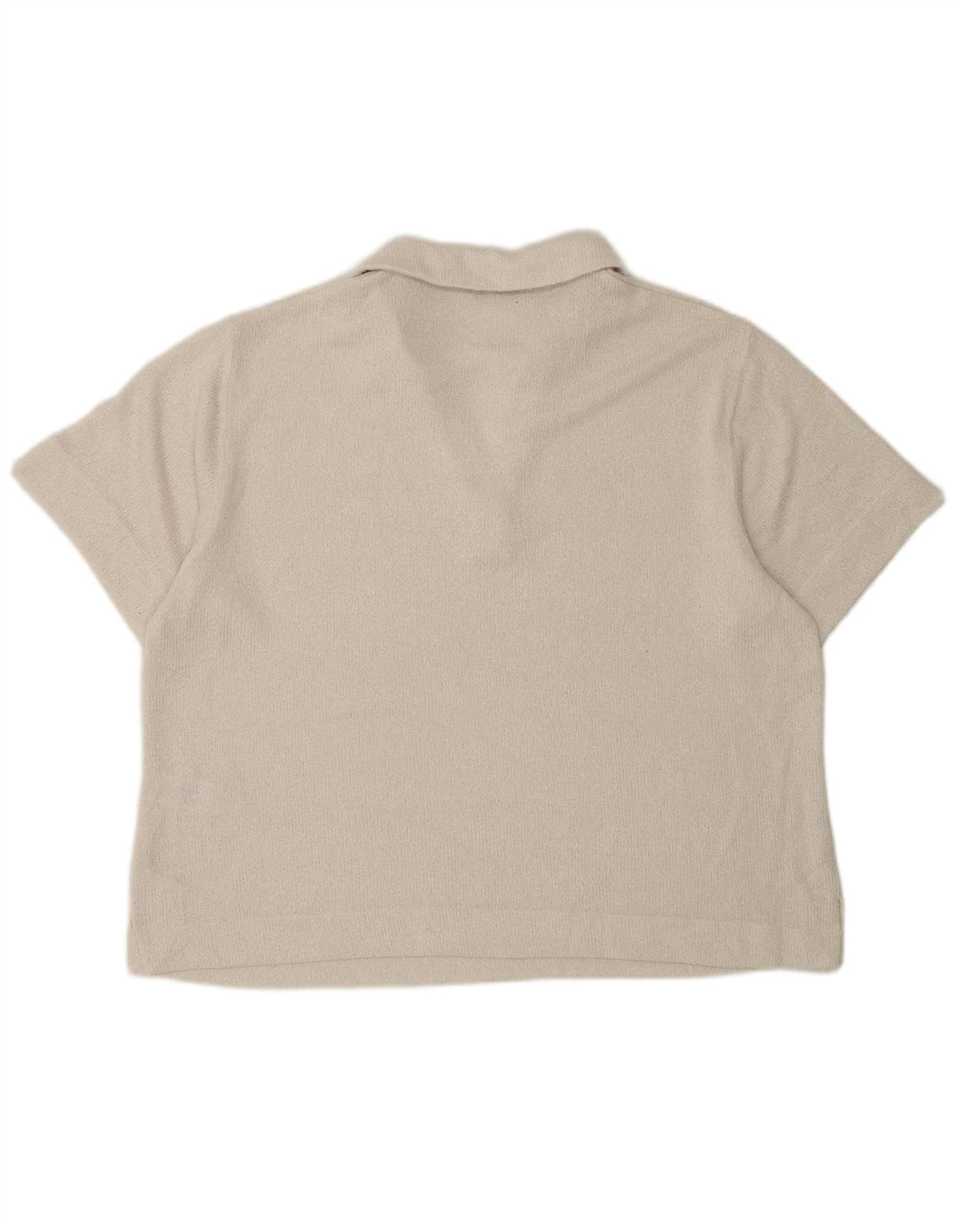 Tricou polo pentru femei Marks & Spencer UK 16 mare poliester alb