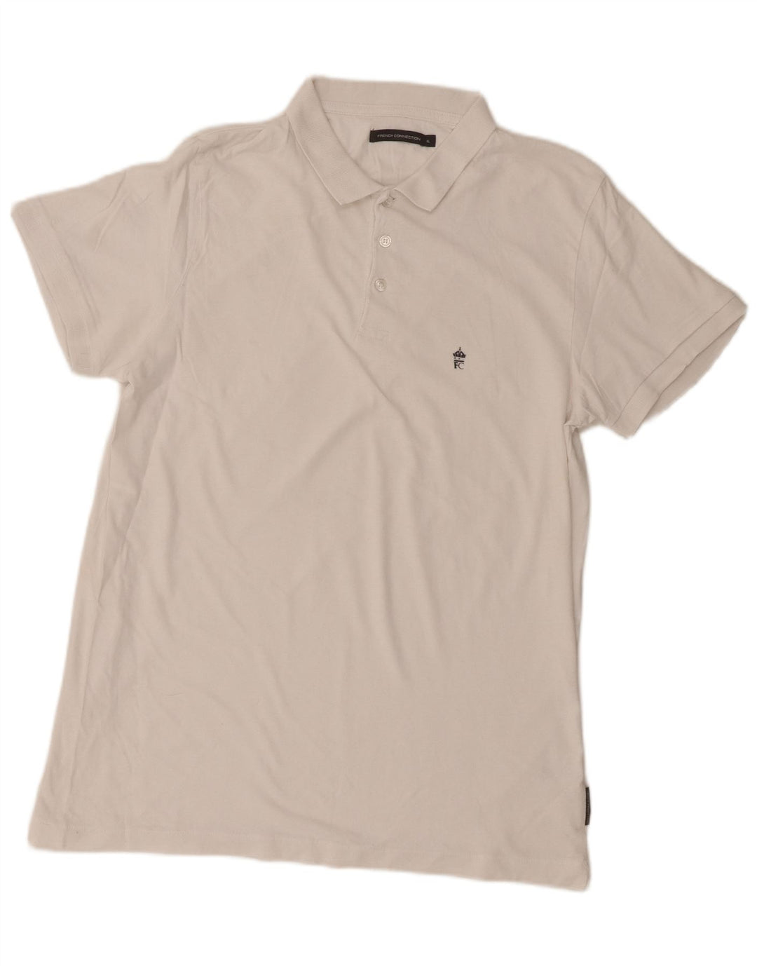 Tricou polo pentru bărbați French Connection XL, bumbac alb