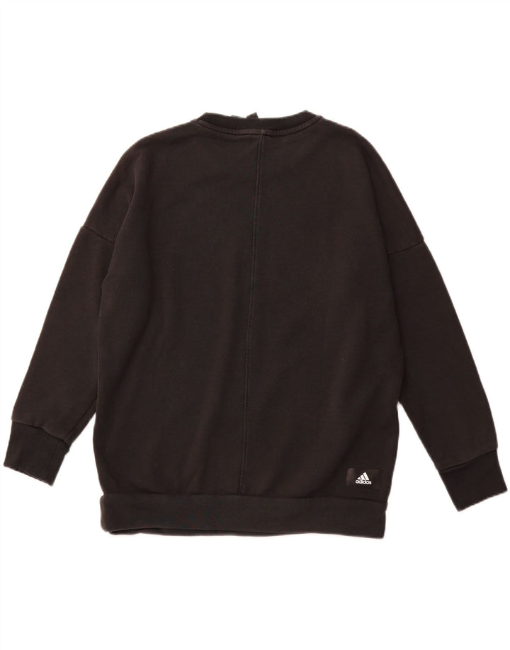 Pulover supradimensionat pentru femei Primegreen ADIDAS UK 8/10 Mic Negru