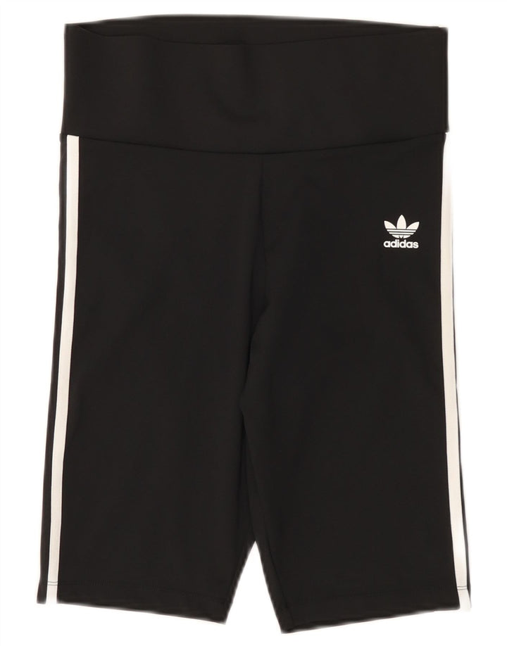 Pantaloni scurti sport ADIDAS pentru femei UK 12 Poliester mediu negru