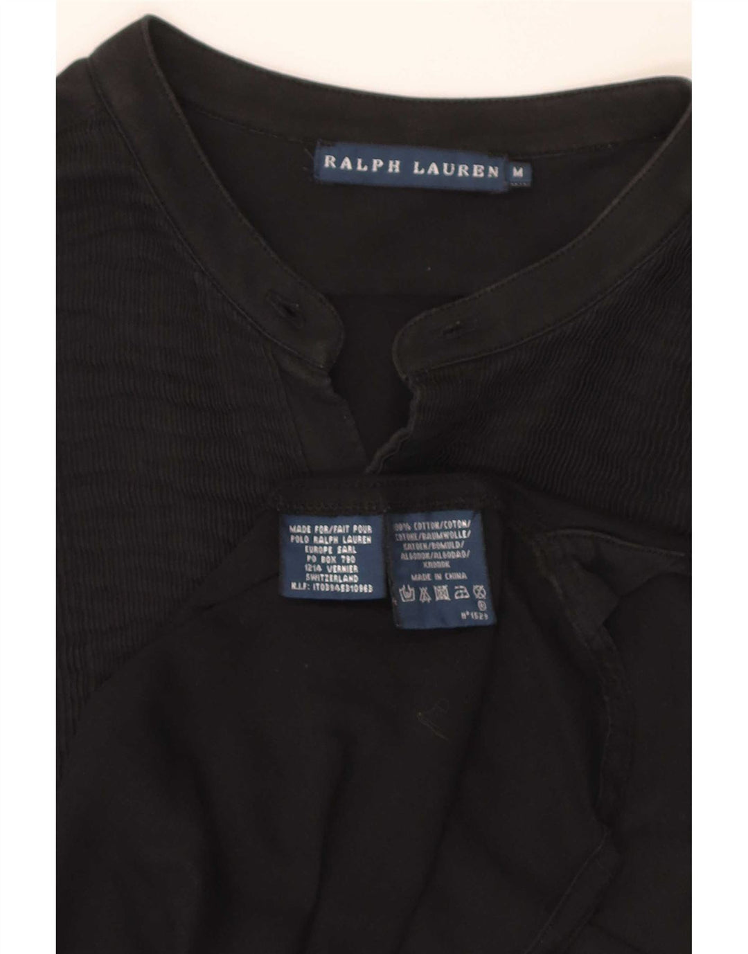 Cămașă Ralph Lauren pentru femei UK 12 Medium Black Bumbac