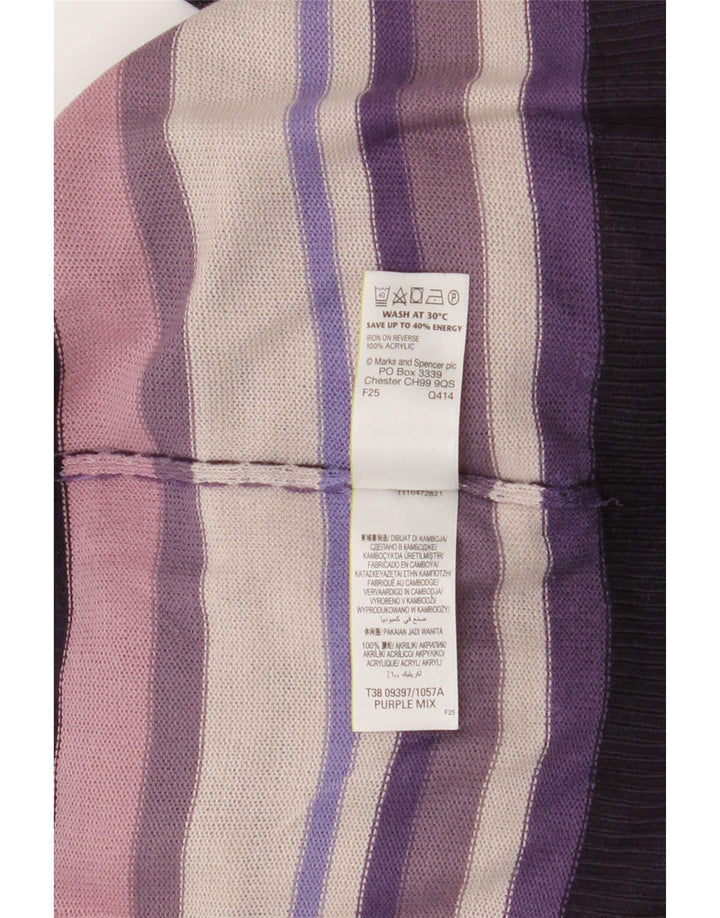 Pulover pentru femei Marks & Spencer cu gât cu barca UK 16 mare, multicolor