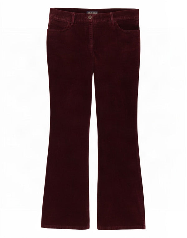 Marks & Spencer Pantaloni Bootcut pentru femei din catifea UK 10 Small W28 L31 Violet